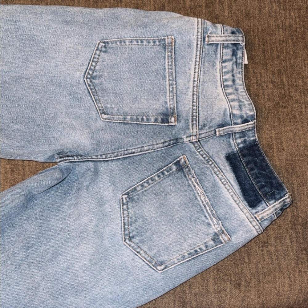 Flying Monkey Light Blue Distressed Jeans - Picture 2 of 2